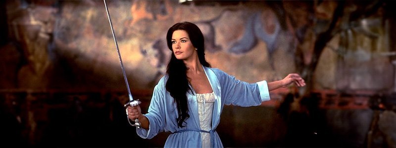 Zeta-Jones la actriz de la leyenda del zorro